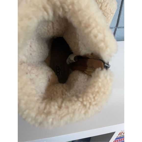 UGG Tan and Cream Winter Boots - Picture 5 of 6